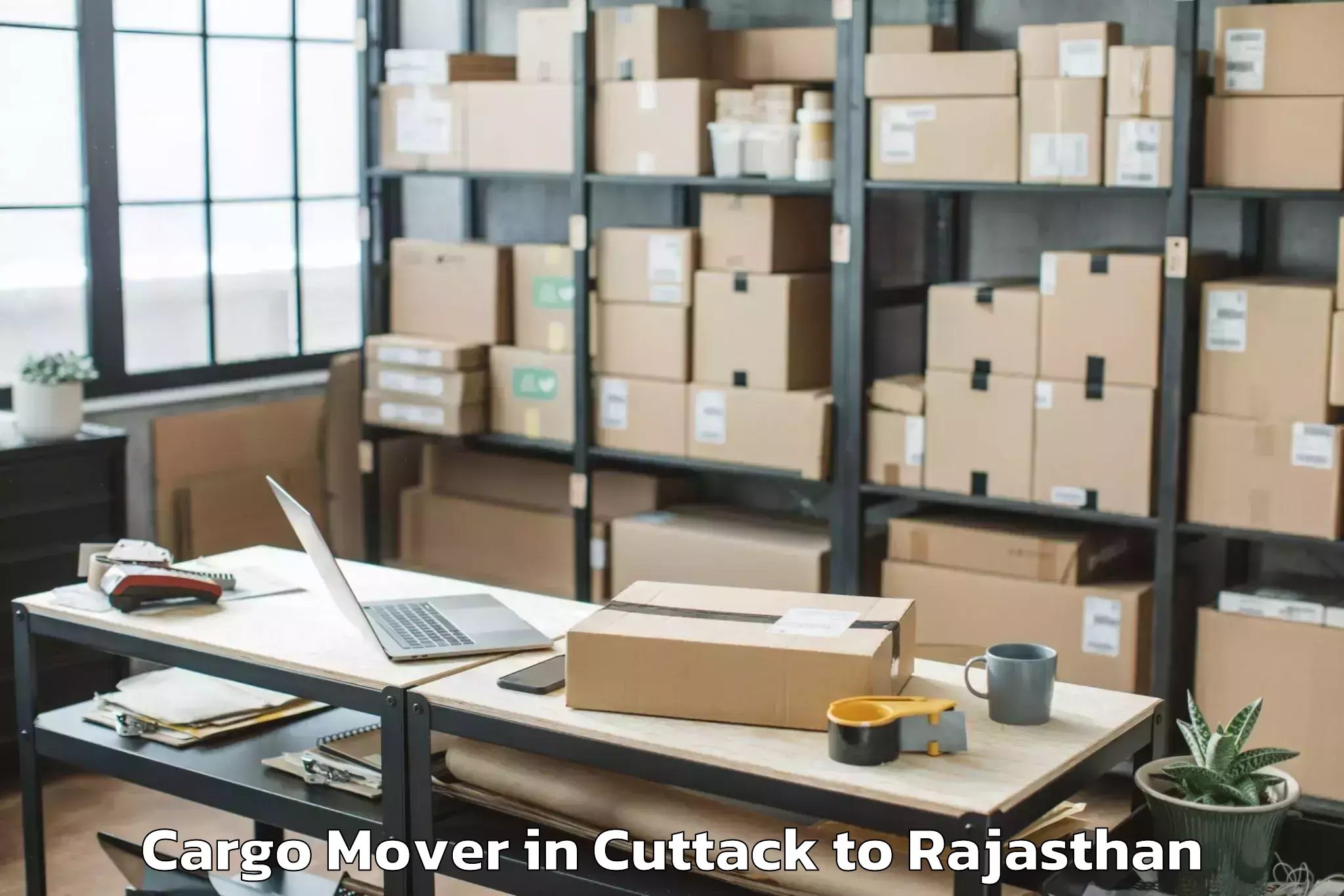 Top Cuttack to Pachpadra Cargo Mover Available